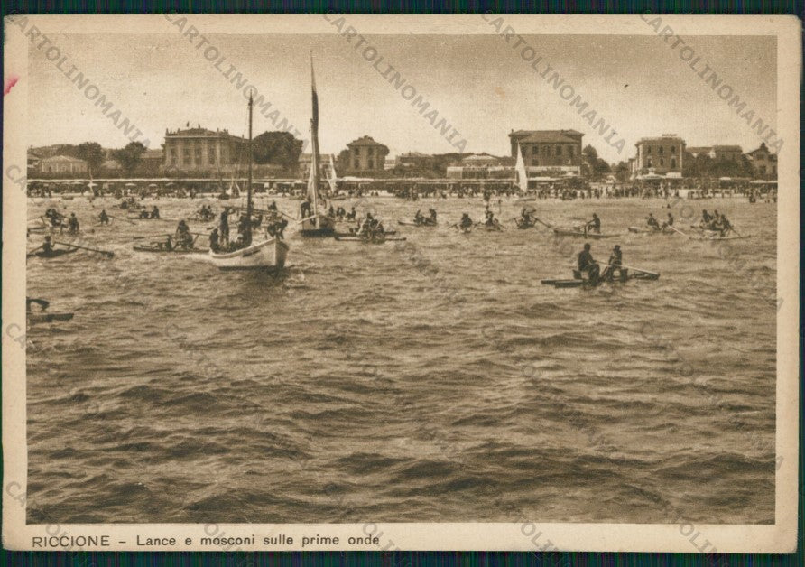 Rimini Riccione MACCHIA FG cartolina KB0199 – fronte