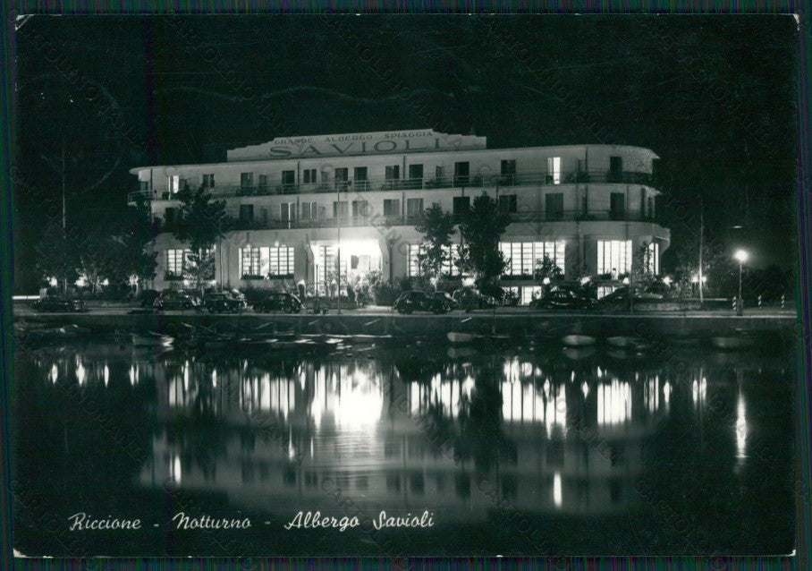 Rimini Riccione Auto Foto FG cartolina KB0222 – fronte
