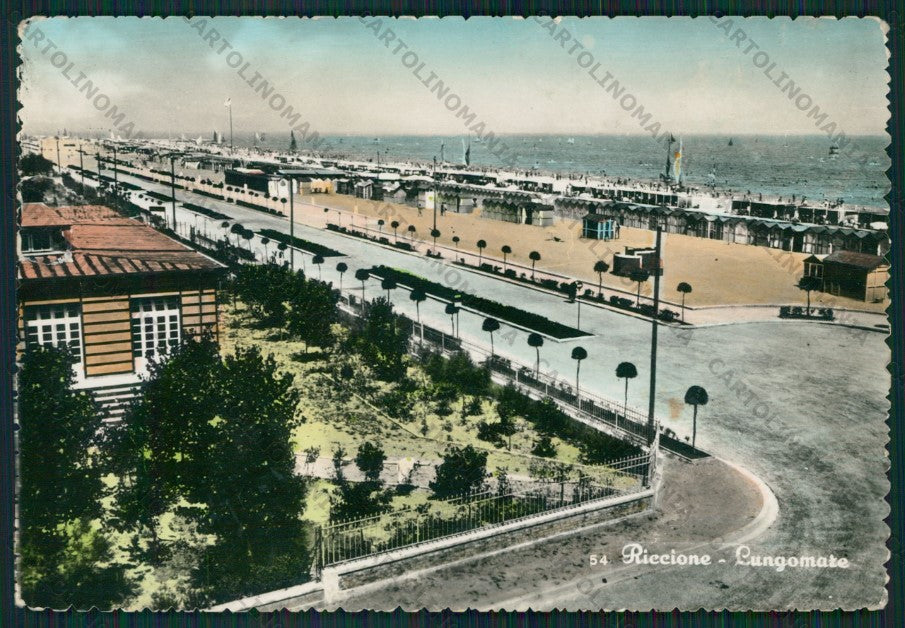 Rimini Riccione STRAPPI Foto FG cartolina KB0229 – fronte