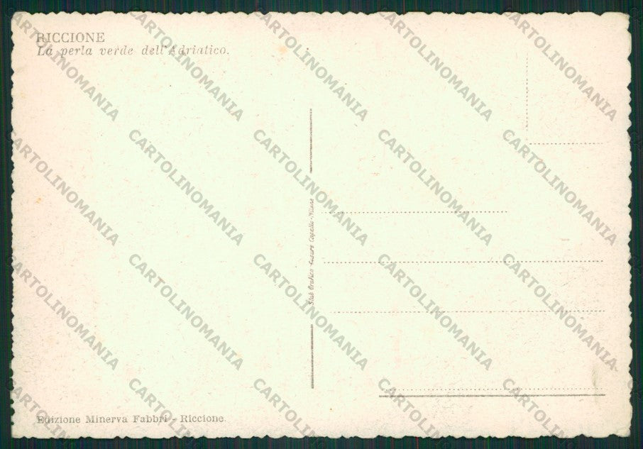 Rimini Riccione Tennis FG cartolina KB0243 – retro
