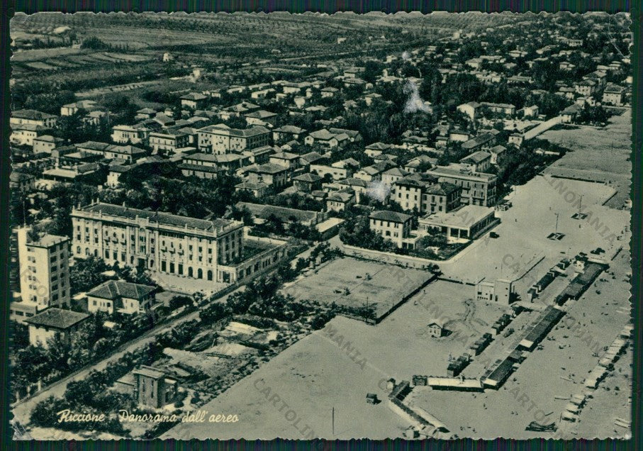 Rimini Riccione PIEGHINE FG cartolina KB0265 – fronte