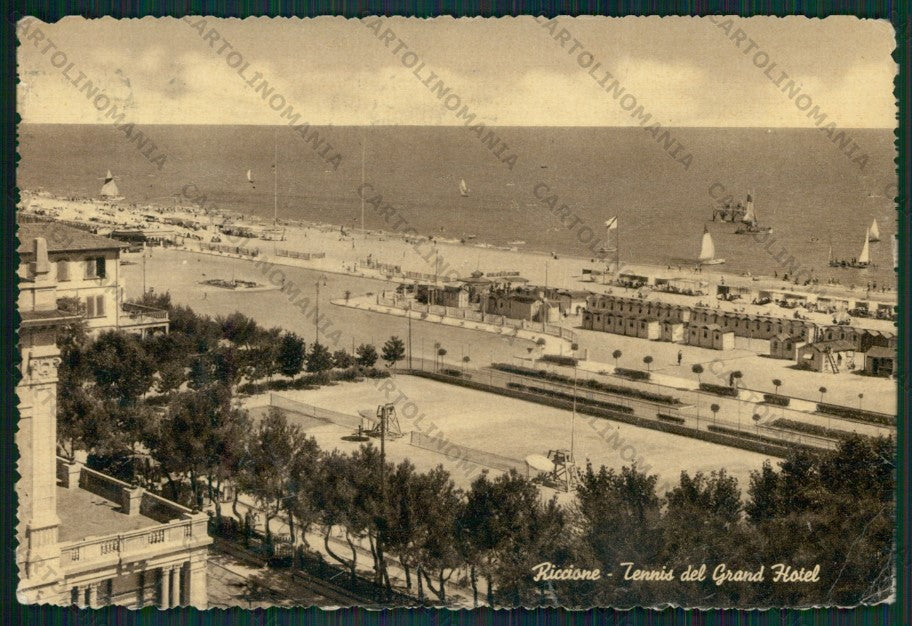 Rimini Riccione Tennis FG cartolina KB0267 – fronte