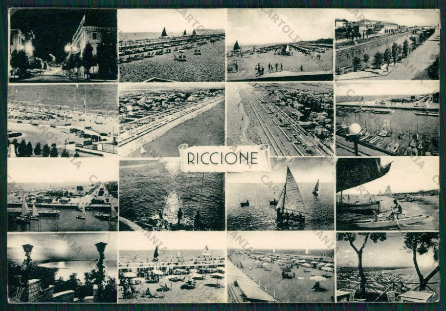 Rimini Riccione Foto FG cartolina KB0309 – fronte