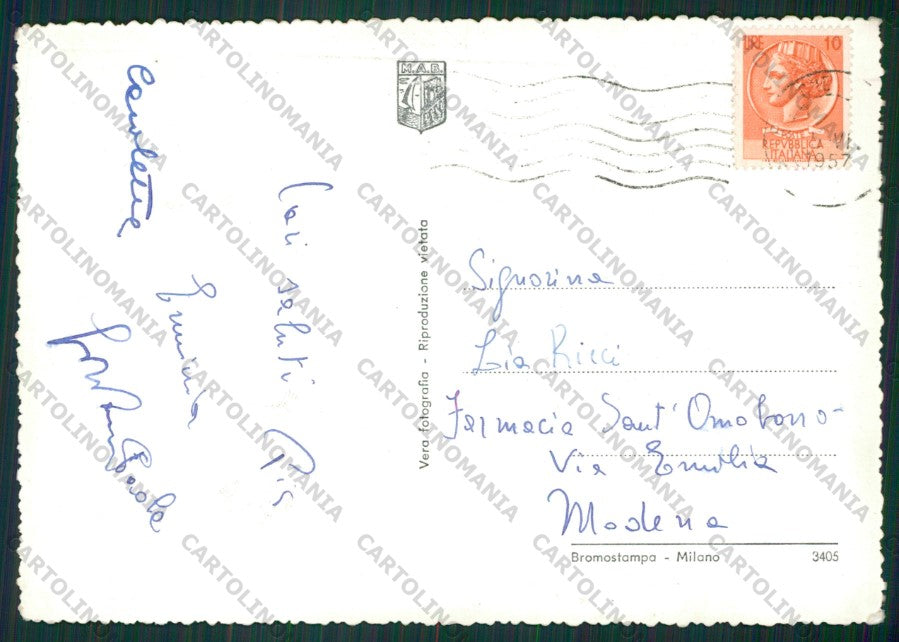 Rimini Riccione Saluti da Foto FG cartolina KB0311 – retro
