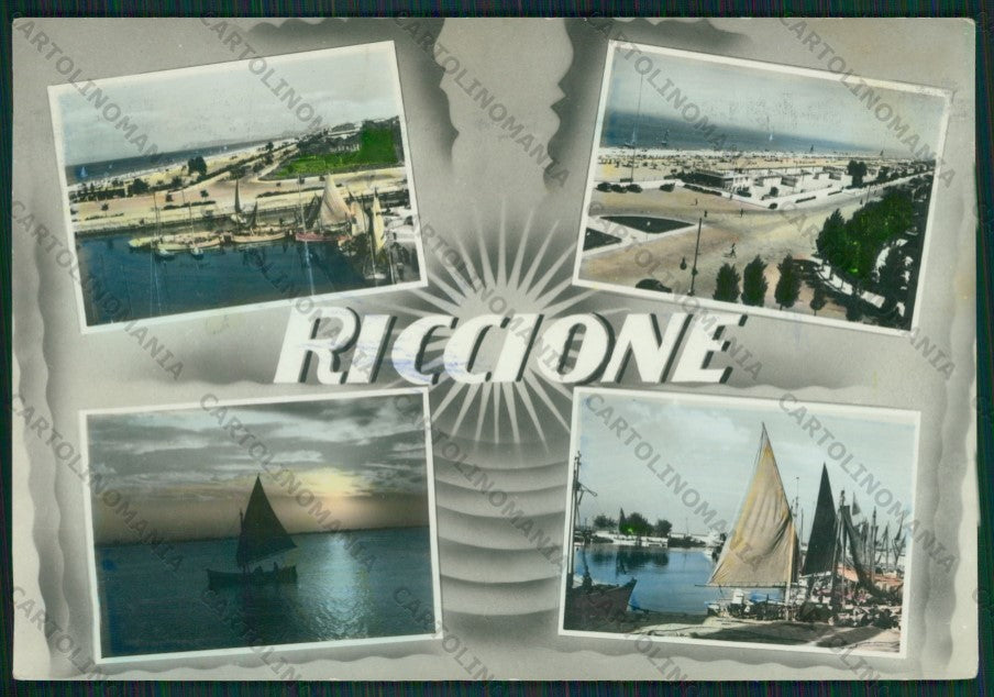Rimini Riccione Foto FG cartolina KB0314 – fronte