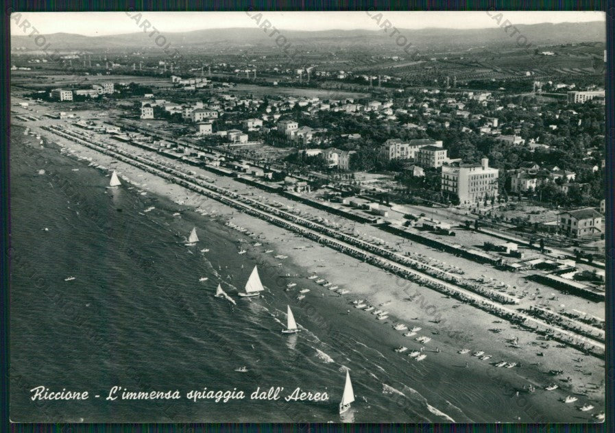 Rimini Riccione Foto FG cartolina KB0319 – fronte