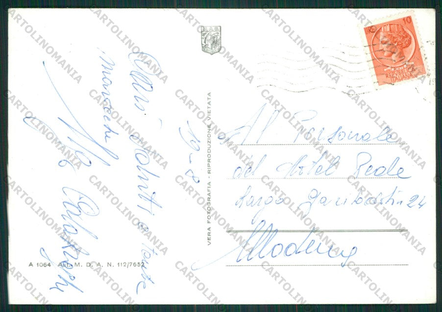 Rimini Riccione Foto FG cartolina KB0322 – retro