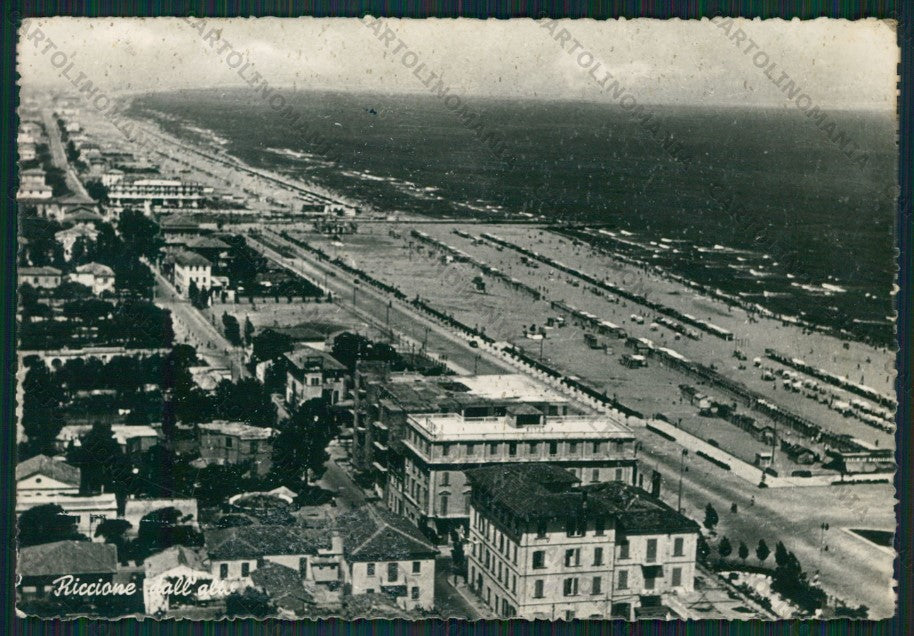 Rimini Riccione PIEGHINA Foto FG cartolina KB0323 – fronte