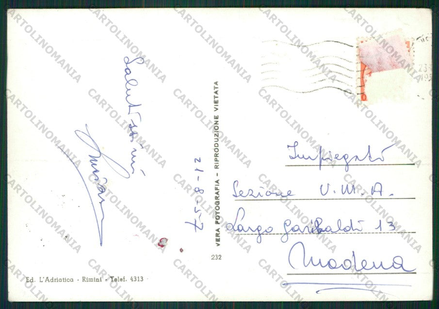Rimini Riccione Edenroch Foto FG cartolina KB0327 – retro