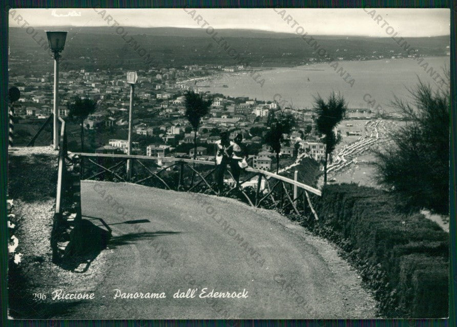 Rimini Riccione Edenroch PIEGHINA Foto FG cartolina KB0330 – fronte