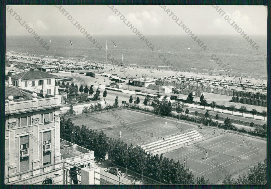 Rimini Riccione Tennis PIEGHE Foto FG cartolina KB0337 – fronte