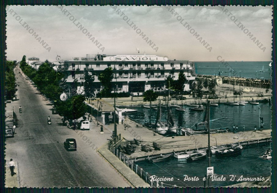 Rimini Riccione Auto Foto FG cartolina KB0350 – fronte