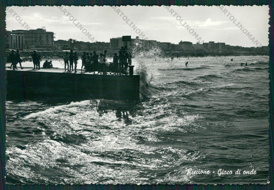 Rimini Riccione ABRASA Foto FG cartolina KB0355 – fronte