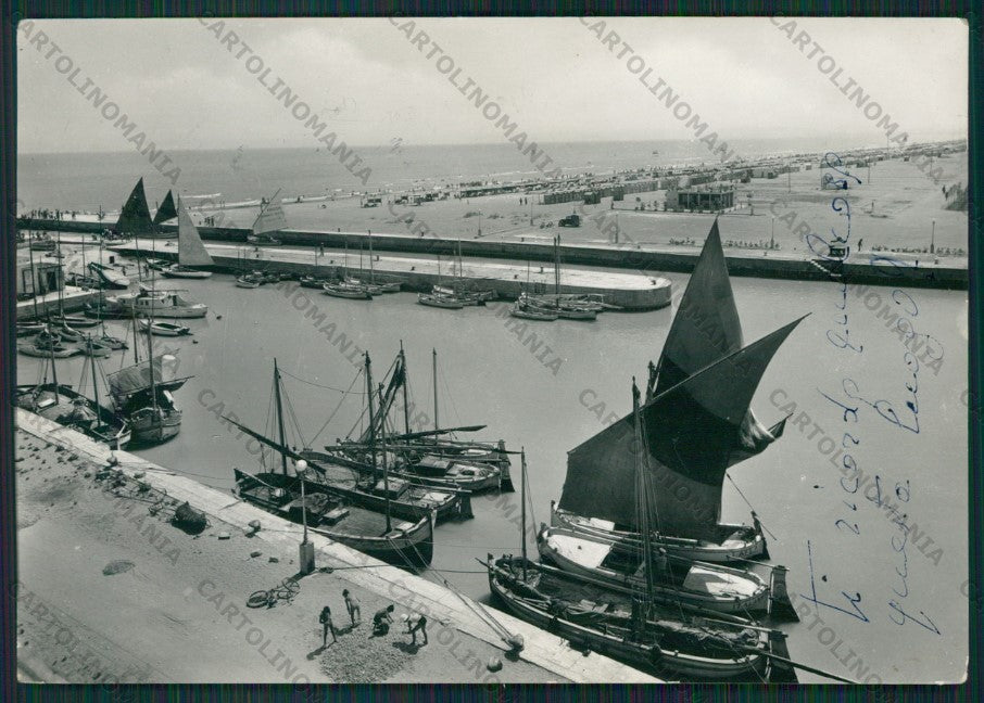 Rimini Riccione Barche Foto FG cartolina KB0356 – fronte