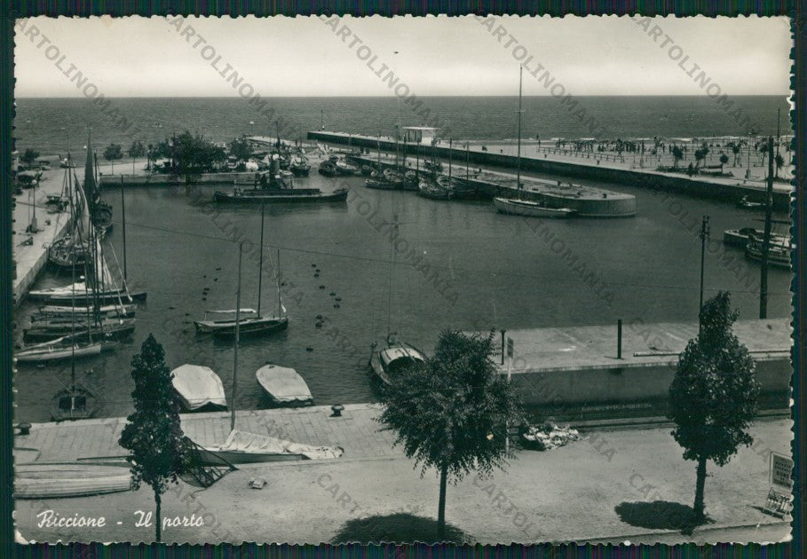 Rimini Riccione PIEGHINA Foto FG cartolina KB0361 – fronte