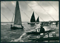Rimini Riccione Barche PIEGHINA Foto FG cartolina KB0373 – fronte