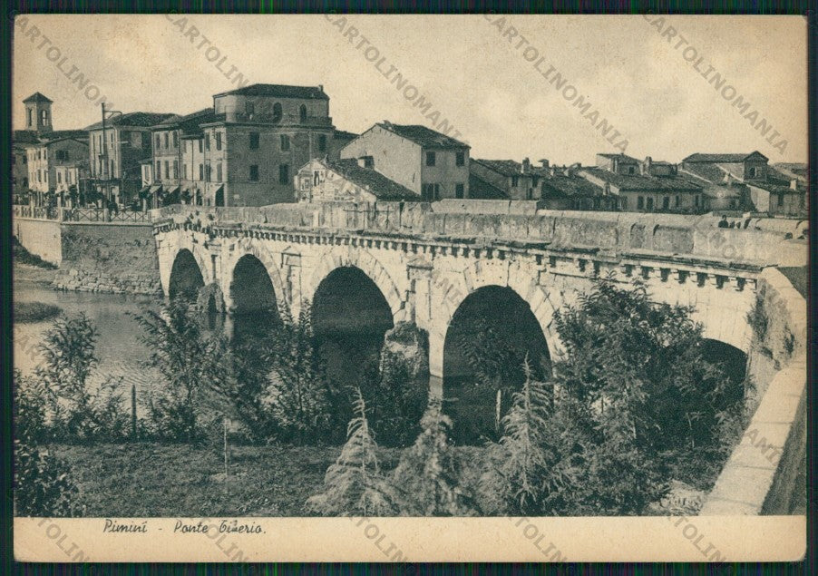 Rimini Città Ponte Tiberio FG cartolina KB0382 – fronte