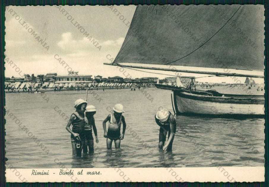 Rimini Città Barca FG cartolina KB0393 – fronte