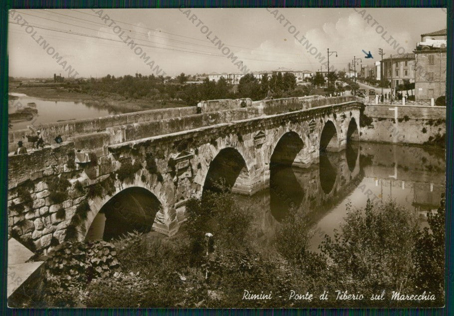 Rimini Città Ponte Tiberio Foto FG cartolina KB0461 – fronte