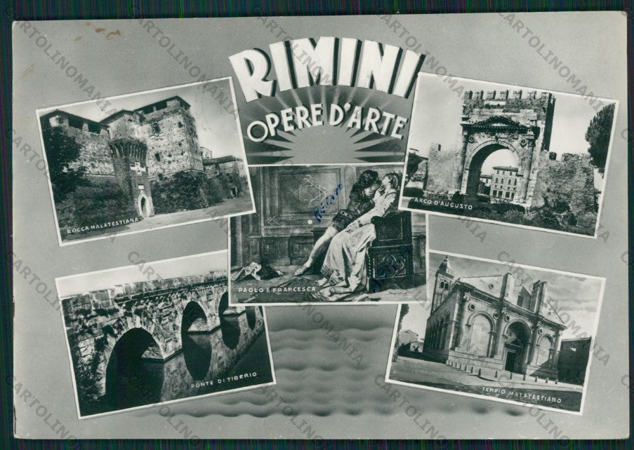 Rimini Città PIEGA Foto FG cartolina KB0493 – fronte