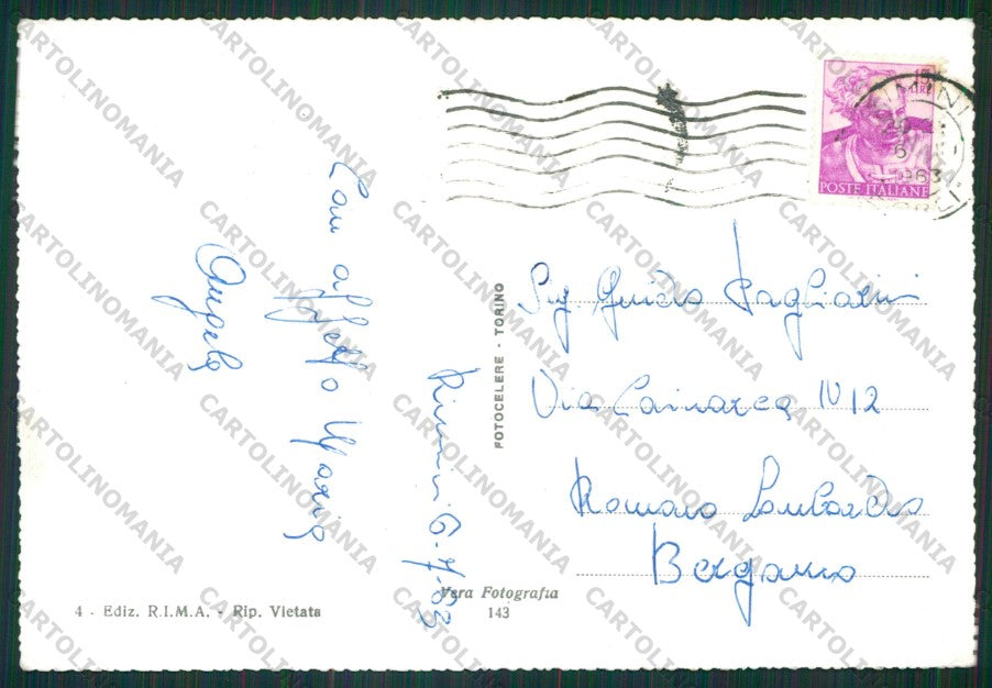 Rimini Città Saluti da Foto FG cartolina KB0494 – retro