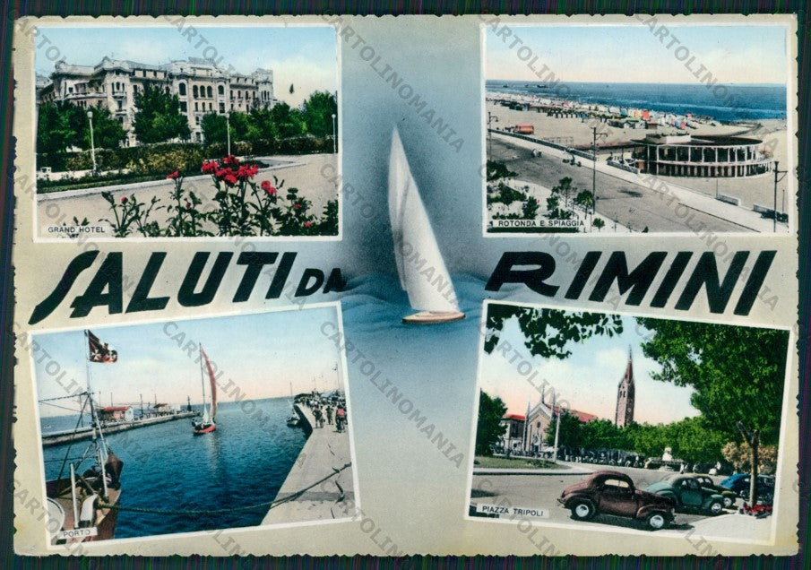 Rimini Città Saluti da Foto FG cartolina KB0503 – fronte