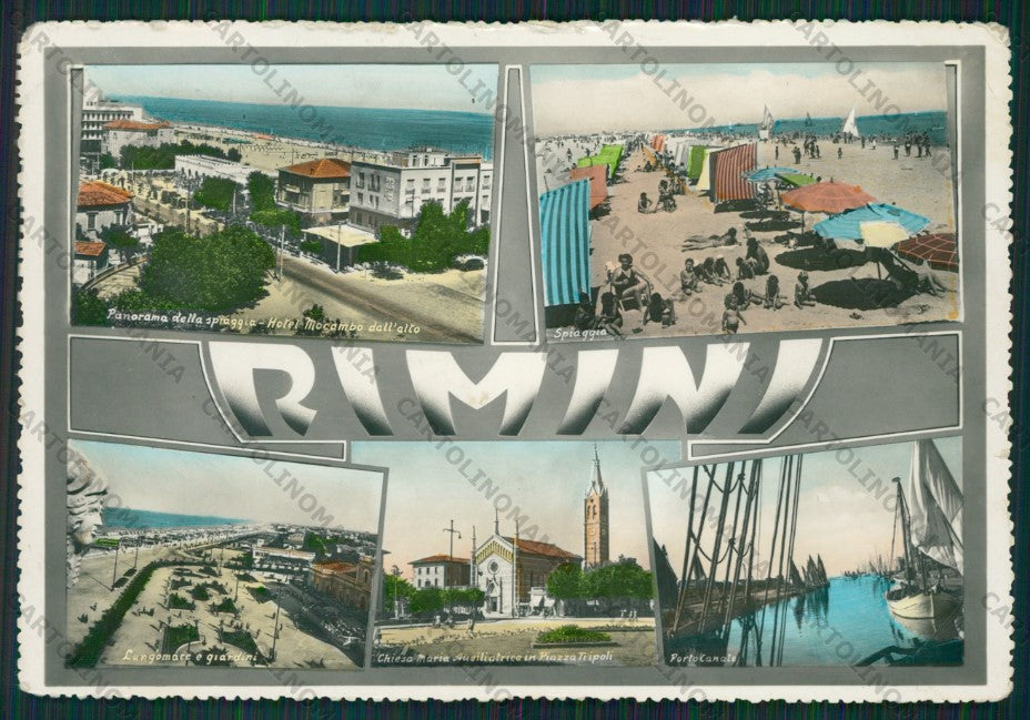 Rimini Città STRAPPINI Foto FG cartolina KB0504 – fronte