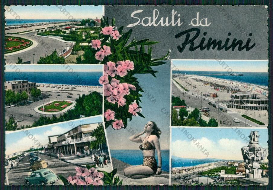 Rimini Città Saluti da PIEGHINA Foto FG cartolina KB0505 – fronte