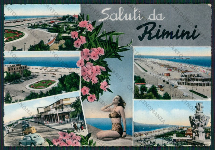 Rimini Città Saluti da Foto FG cartolina KB0507 – fronte