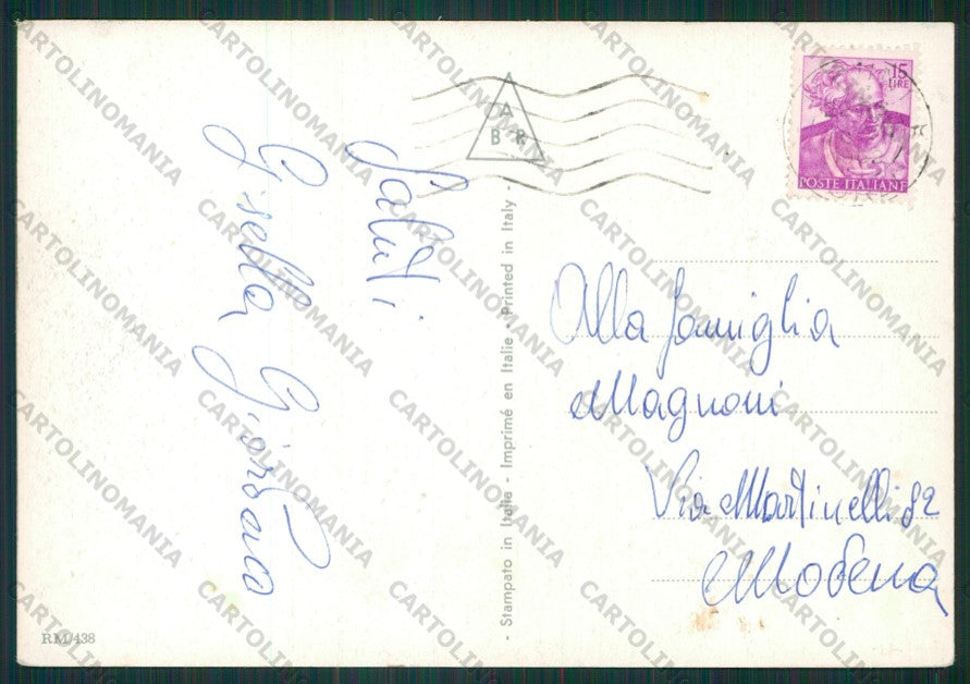 Rimini Città Saluiti da FG cartolina KB0509 – retro