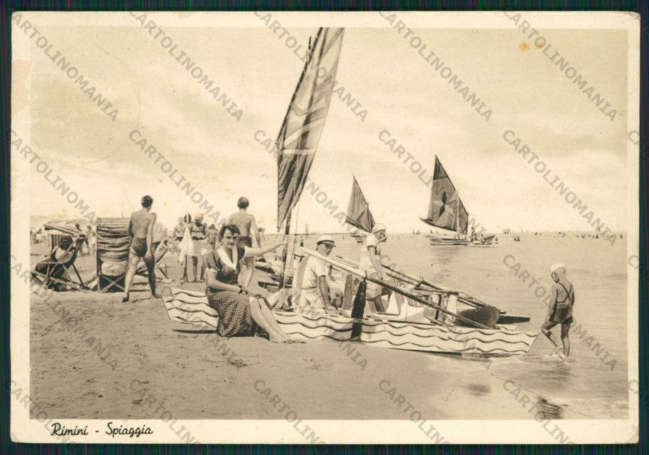 Rimini Città ABRASA Foto FG cartolina KB0516 – fronte