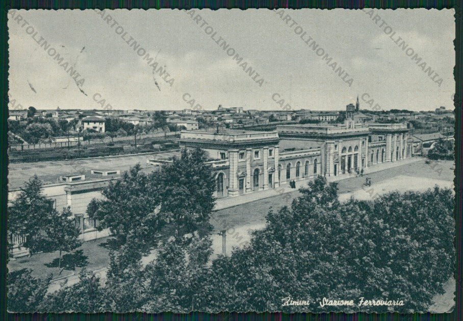 Rimini Città Stazione FG cartolina KB0524 – fronte