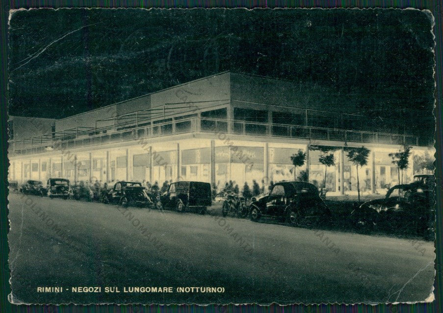 Rimini Città Auto PIEGHE FG cartolina KB0526 – fronte
