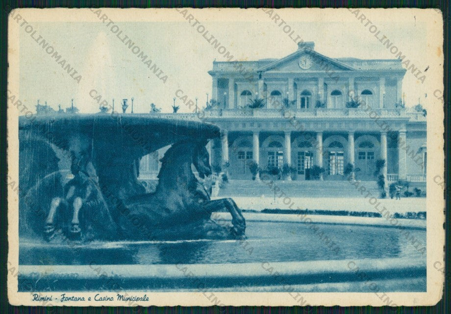 Rimini Città Fontana FG cartolina KB0536 – fronte