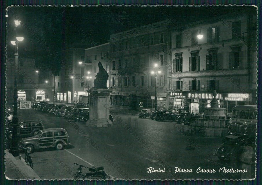 Rimini Città Auto PIEGHINE Foto FG cartolina KB0539 – fronte