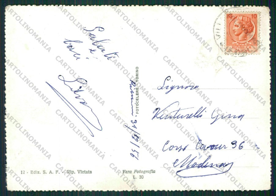 Rimini Città Auto PIEGHINE Foto FG cartolina KB0539 – retro