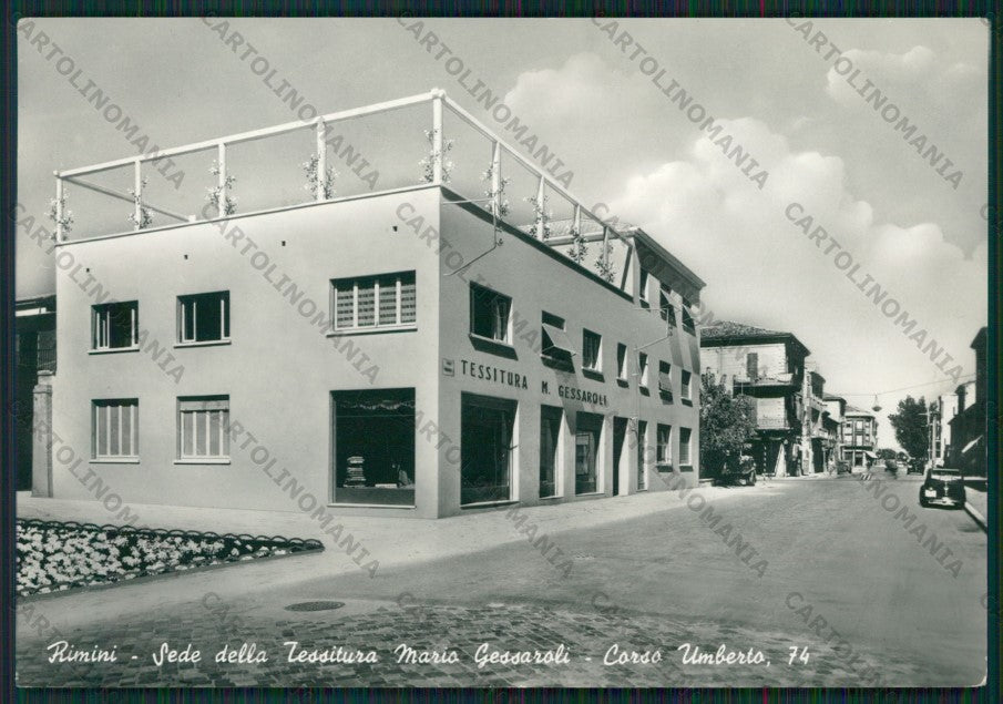 Rimini Città Tessitura Mario Gessaroli Foto FG cartolina KB0562 – fronte