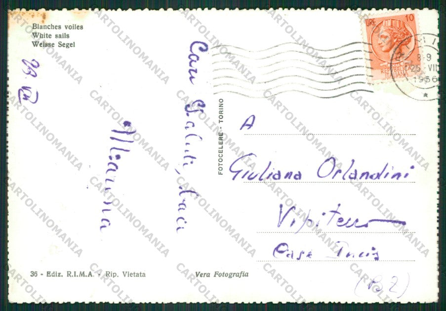Rimini Città Foto FG cartolina KB0565 – retro