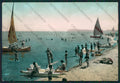 Rimini Città Barche PIEGA Foto FG cartolina KB0573 – fronte