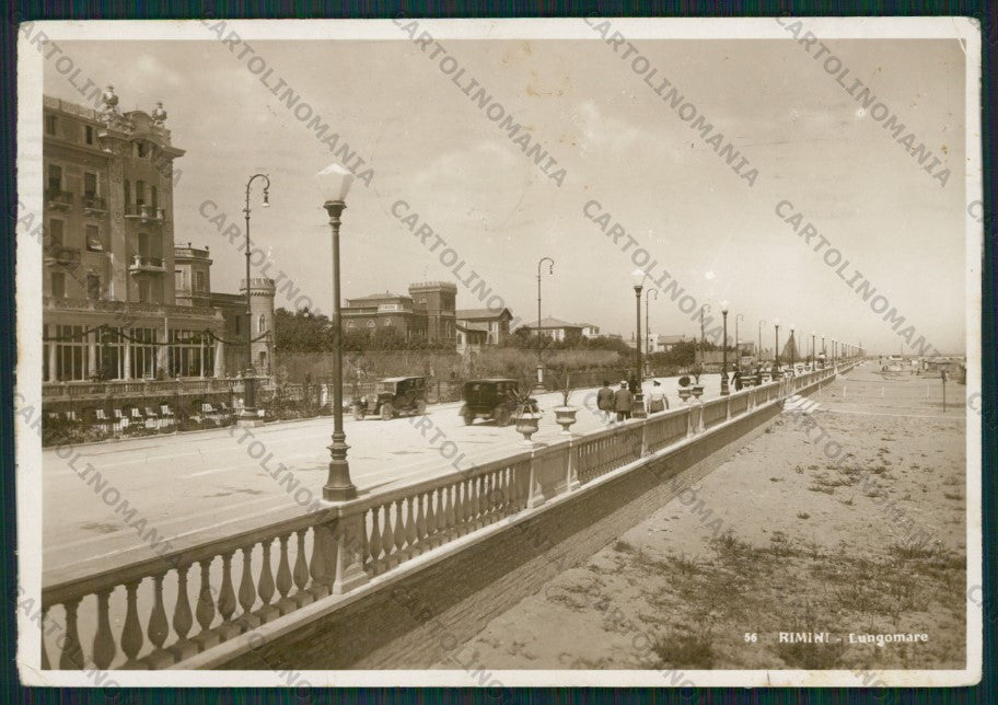 Rimini Città Auto PIEGHE Foto FG cartolina KB0609 – fronte