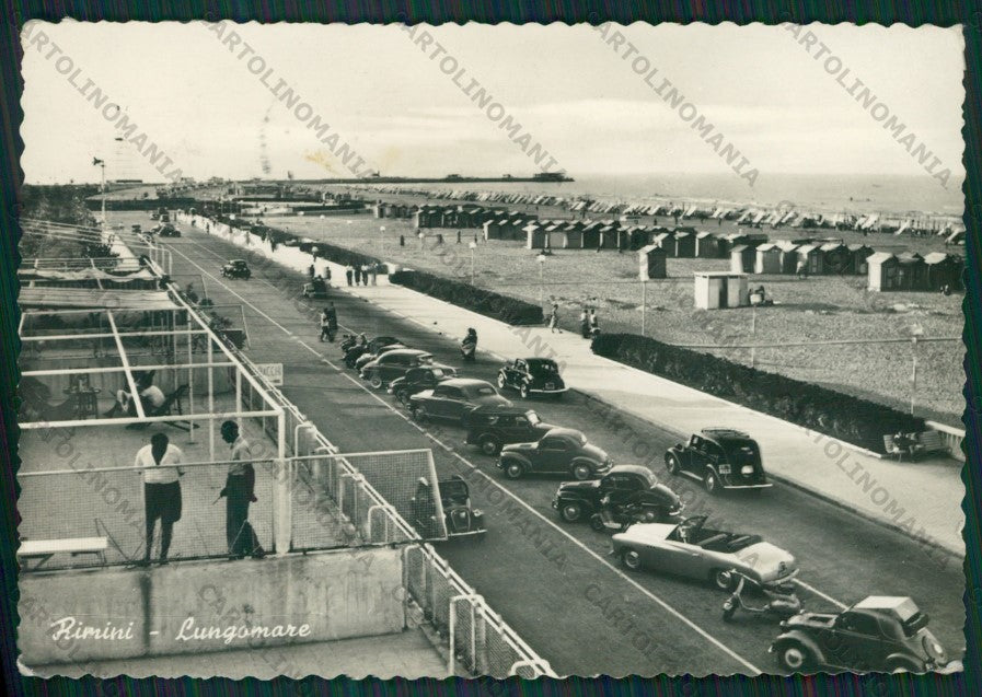 Rimini Città Auto PIEGHINA Vespa Foto FG cartolina KB0612 – fronte