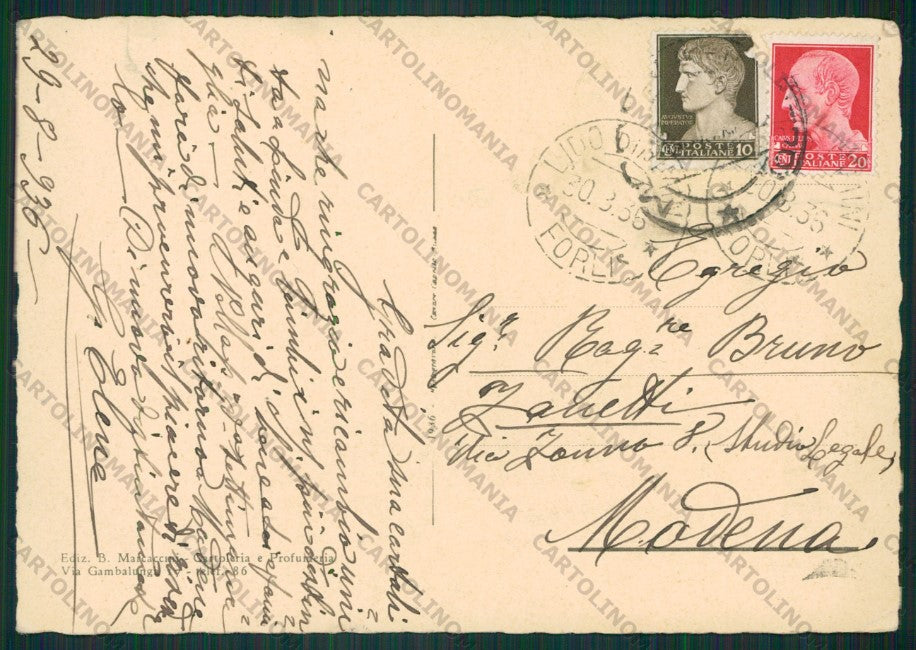 Rimini Città PIEGHINA FG cartolina KB0632 – retro