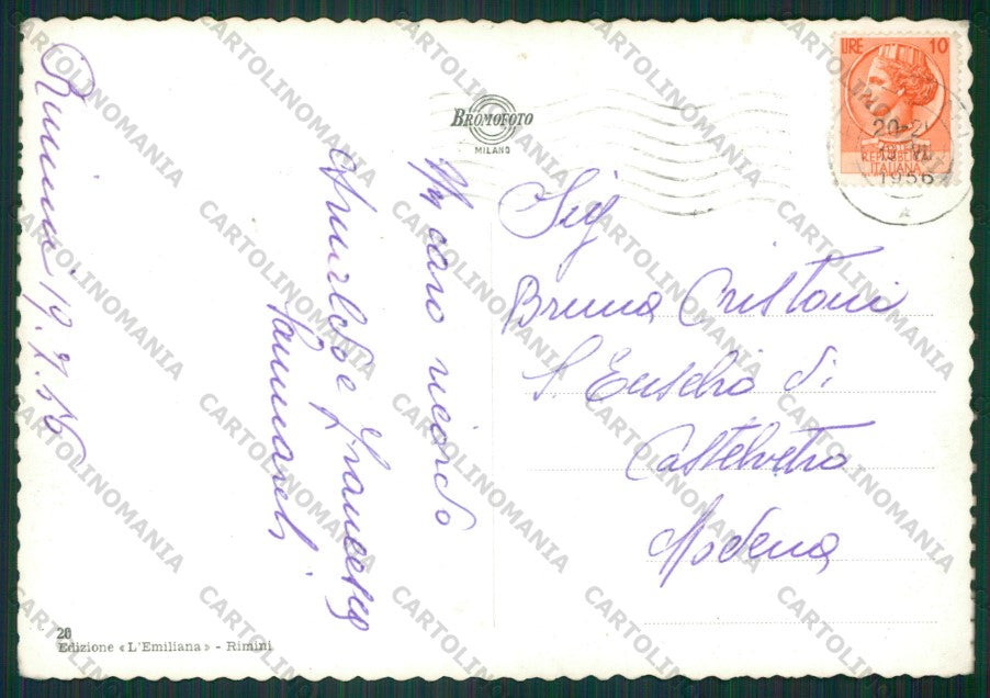 Rimini Città Foto FG cartolina KB0636 – retro