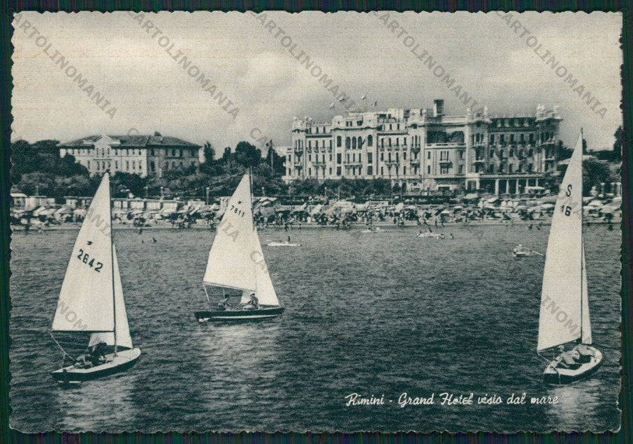 Rimini Città Barche FG cartolina KB0645 – fronte