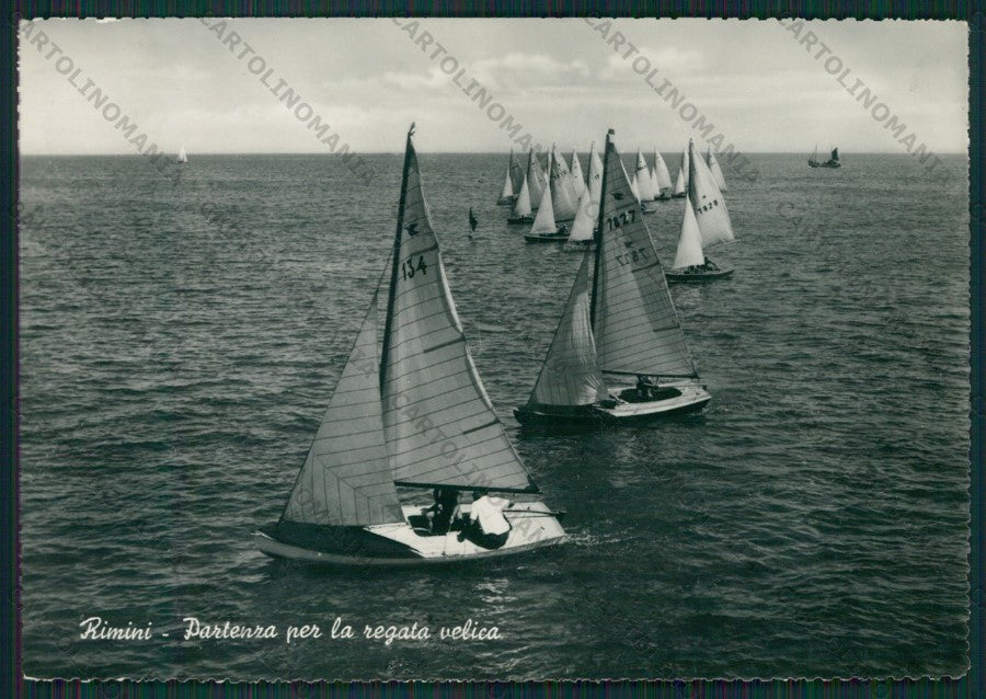 Rimini Città Regata Foto FG cartolina KB0660 – fronte