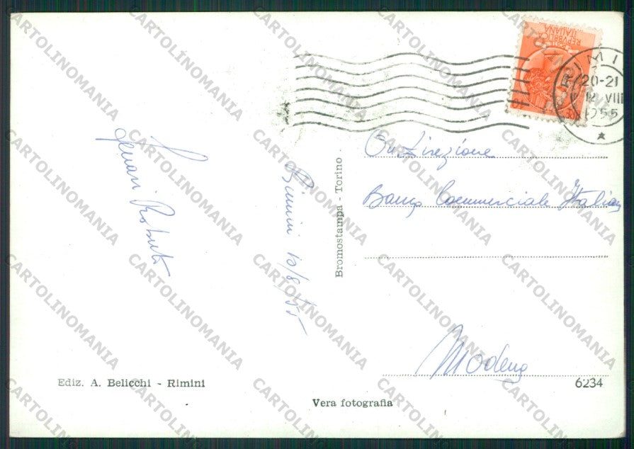 Rimini Città PIEGHINA Foto FG cartolina KB0680 – retro