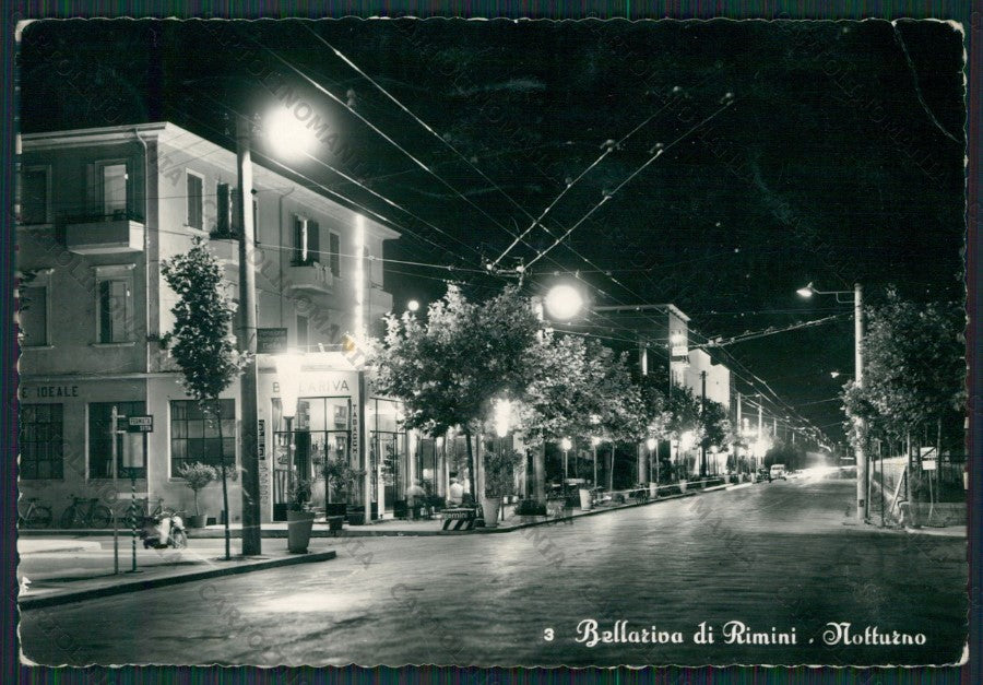 Rimini Bellaria PIEGHE Foto FG cartolina KB0682 – fronte