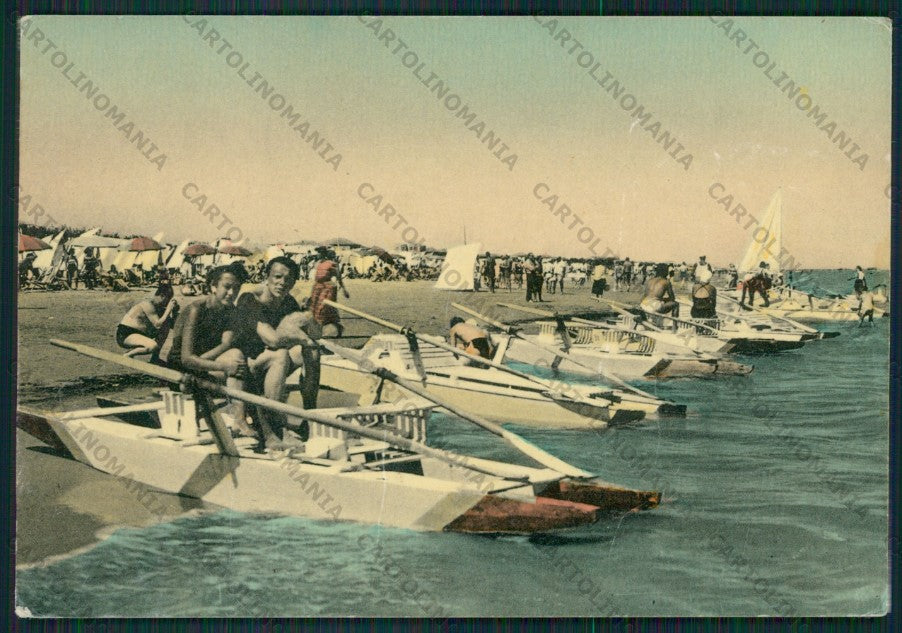 Rimini Bellaria Barche Foto FG cartolina KB0683 – fronte