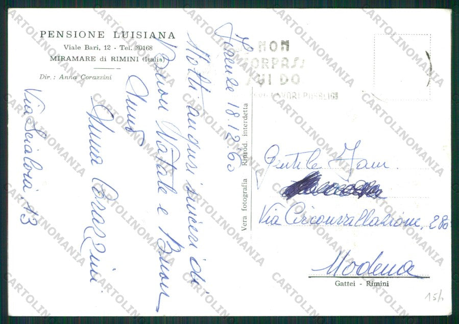 Rimini Miramare di Foto FG cartolina KB0693 – retro