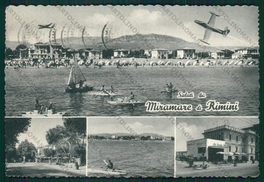 Rimini Miramare di Saluti da Aeroplano FG cartolina KB0700 – fronte